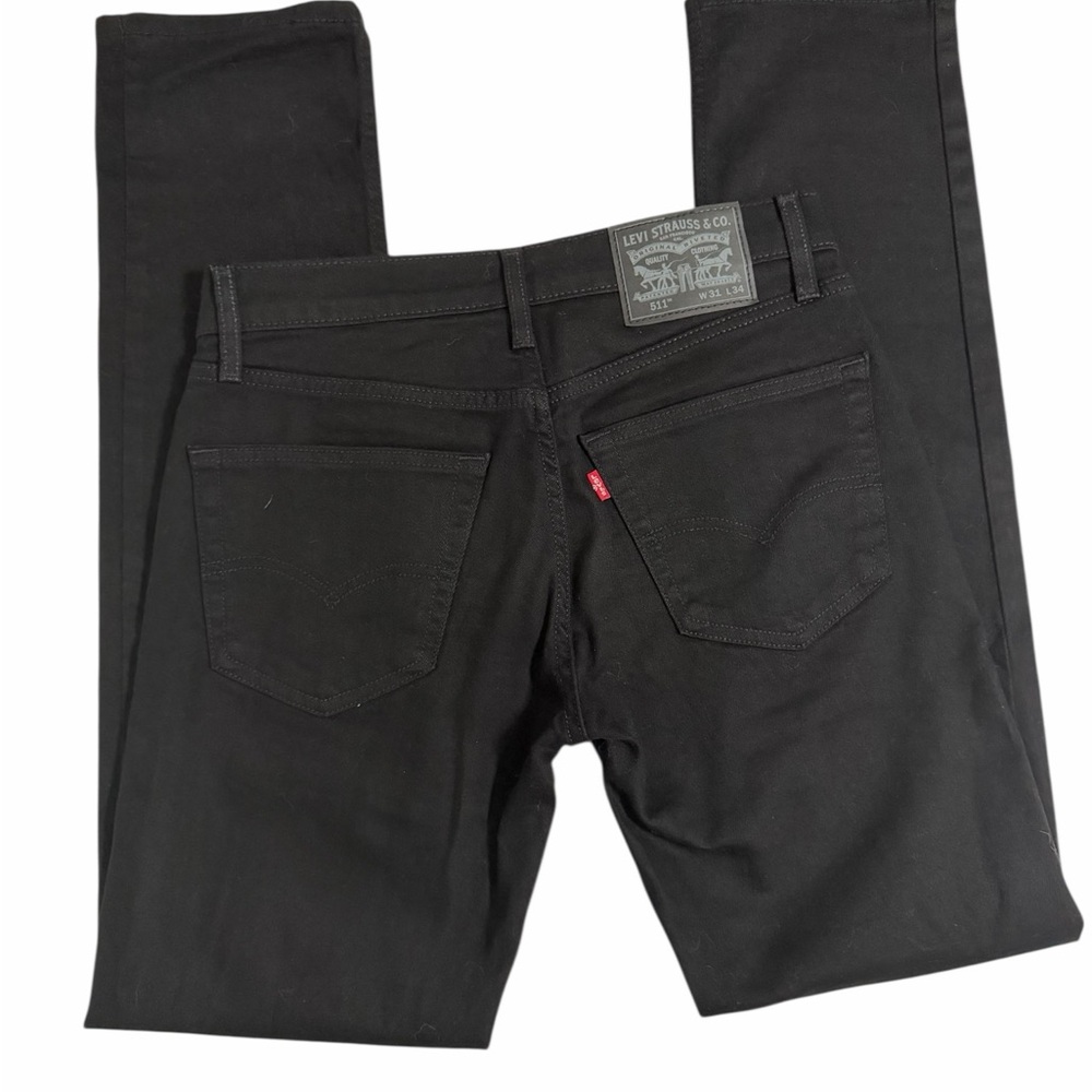 Levi's Men's Slim Fit Dark Jeans - Picture 2 of 4